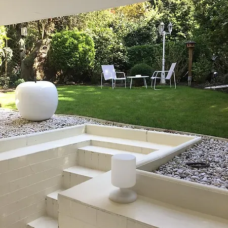 Apartmán Hideaway Work & Relax, Homeoffice, W-lan, Privater Dream Garten Neuss