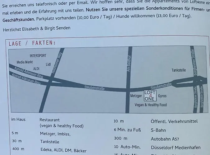 Lejlighed Hideaway Work & Relax, Homeoffice, W-lan, Privater Dream Garten Neuss